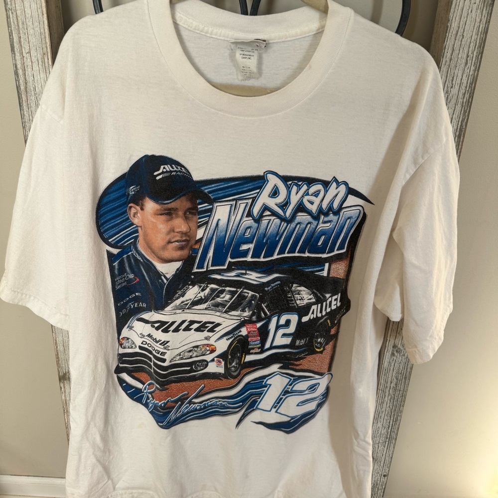 Ryan‎ Newman NASCAR Alltel Racing #12 Dodge Tee Chase Authentics XL